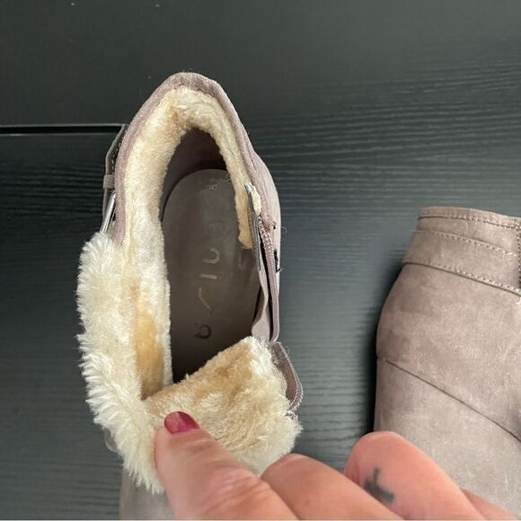 UNISA MOBII WEDGE BOOTIE, Tan, 9 - Picture 13 of 14